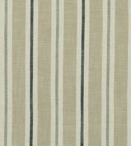 Sackville Stripe Fabric by Clarke & Clarke Natural