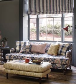 Sissinghurst Fabric by Clarke & Clarke Charcoal