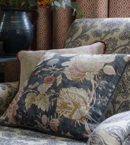 Sissinghurst Fabric by Clarke & Clarke Charcoal