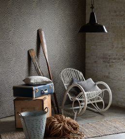 Fiji Wallpaper by Clarke & Clarke Slate