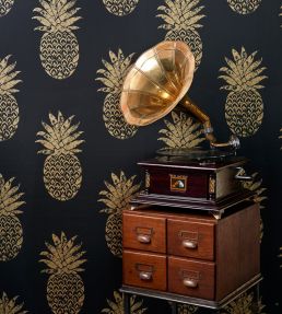 Tobago Wallpaper by Clarke & Clarke Indigo