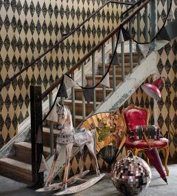 Tortola Wallpaper by Clarke & Clarke Charcoal
