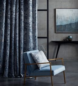 Silhouette Fabric by Clarke & Clarke Kingfisher