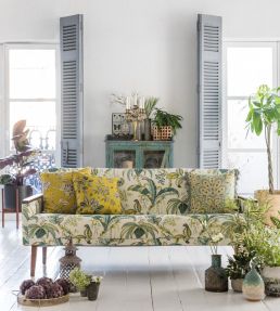 Ophelia Fabric by Clarke & Clarke Mineral