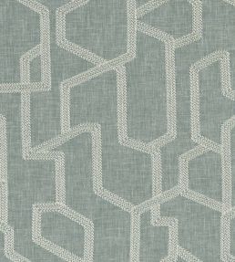 Labyrinth Fabric by Clarke & Clarke Mineral