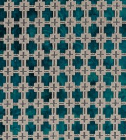 Maui Fabric by Clarke & Clarke Kingfisher