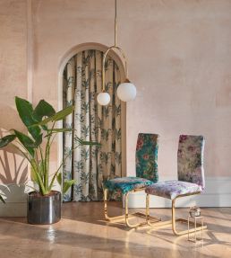 Palma Fabric by Clarke & Clarke Citron