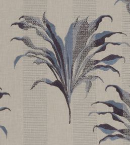 Palma Fabric by Clarke & Clarke Denim / Midnight