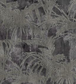 Tropicale Fabric by Clarke & Clarke Charcoal