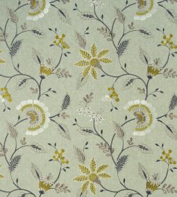Delamere Fabric by Clarke & Clarke Chartreuse