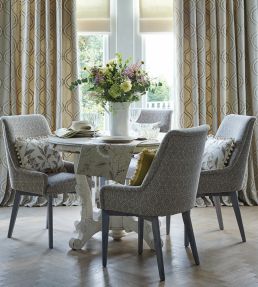 Hampstead Fabric by Clarke & Clarke Charcoal