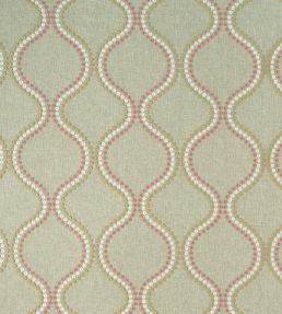 Layton Fabric by Clarke & Clarke Pink / Apple