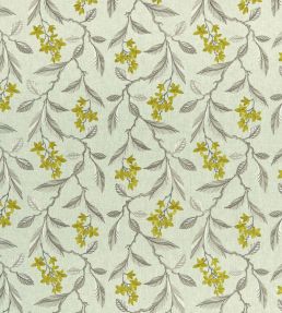 Melrose Fabric by Clarke & Clarke Chartreuse