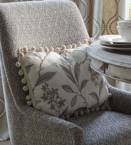 Melrose Fabric by Clarke & Clarke Natural