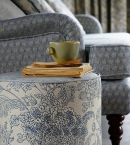 Dorset Fabric by Clarke & Clarke Denim