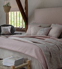 Milton Fabric by Clarke & Clarke Blush