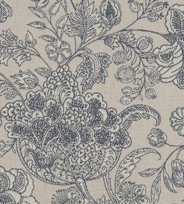 Woodsford Fabric by Clarke & Clarke Denim