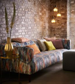 Umbra Fabric by Clarke & Clarke Denim