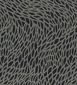 Corallino Fabric by Clarke & Clarke Nero