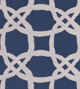 Fascino Fabric by Clarke & Clarke Midnight