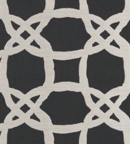 Fascino Fabric by Clarke & Clarke Nero