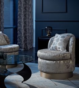 Fascino Fabric by Clarke & Clarke Champagne