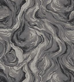 Lavico Fabric by Clarke & Clarke Nero