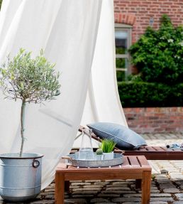Midori Fabric by Clarke & Clarke Natural