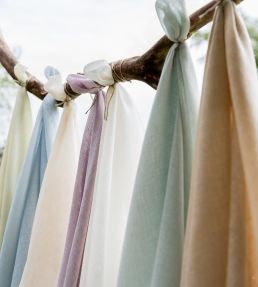 Midori Fabric by Clarke & Clarke Natural