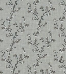 Blossom Fabric by Clarke & Clarke Charcoal