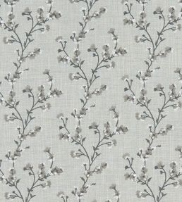 Blossom Fabric by Clarke & Clarke Silver