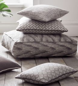 Insignia Fabric by Clarke & Clarke Charcoal