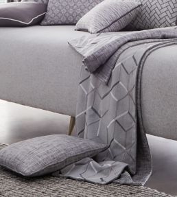 Linear Fabric by Clarke & Clarke Charcoal