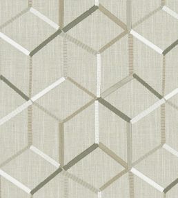 Linear Fabric by Clarke & Clarke Linen