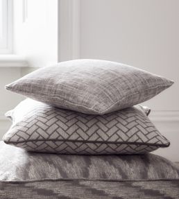 Mizo Fabric by Clarke & Clarke Charcoal