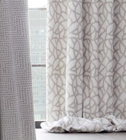Panache Fabric by Clarke & Clarke Ivory