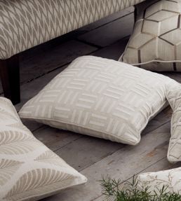 Parallel Fabric by Clarke & Clarke Silver
