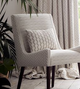 Replay Fabric by Clarke & Clarke Charcoal