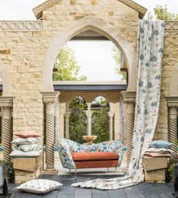 Sahara Fabric by Clarke & Clarke Denim