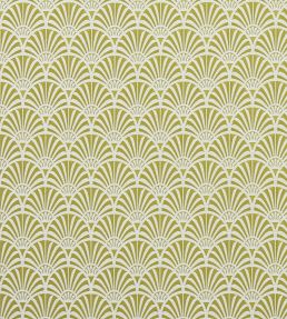 Zellige Fabric by Clarke & Clarke Chartreuse