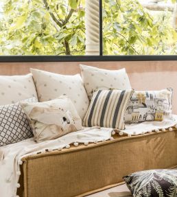 Ziba Fabric by Clarke & Clarke Apple/Blush