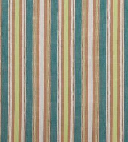Ziba Fabric by Clarke & Clarke Teal/Spice