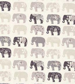 Elephants Fabric by Studio G Natural