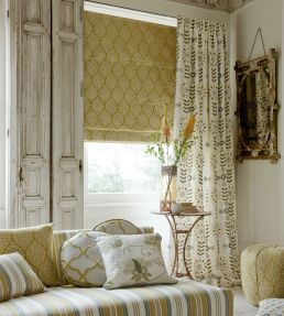 Mandana Fabric by Clarke & Clarke Natural