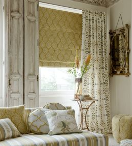 Zari Fabric by Clarke & Clarke Natural
