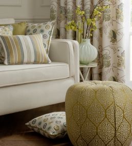 Zari Fabric by Clarke & Clarke Heather
