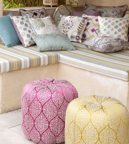 Zari Fabric by Clarke & Clarke Berry
