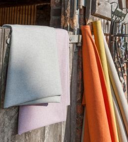 Highlander Fabric by Clarke & Clarke Eggshell