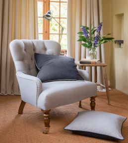 Highlander Fabric by Clarke & Clarke Ivory
