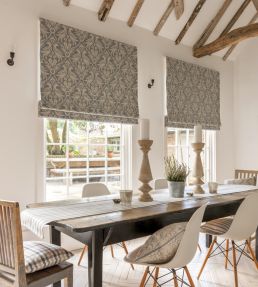 Harewood Fabric by Clarke & Clarke Charcoal